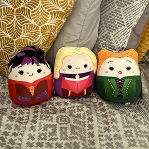 Bundled Hocus Pocus Squishmallow 7” Mary, Sarah, Winifred Sanderson Characters